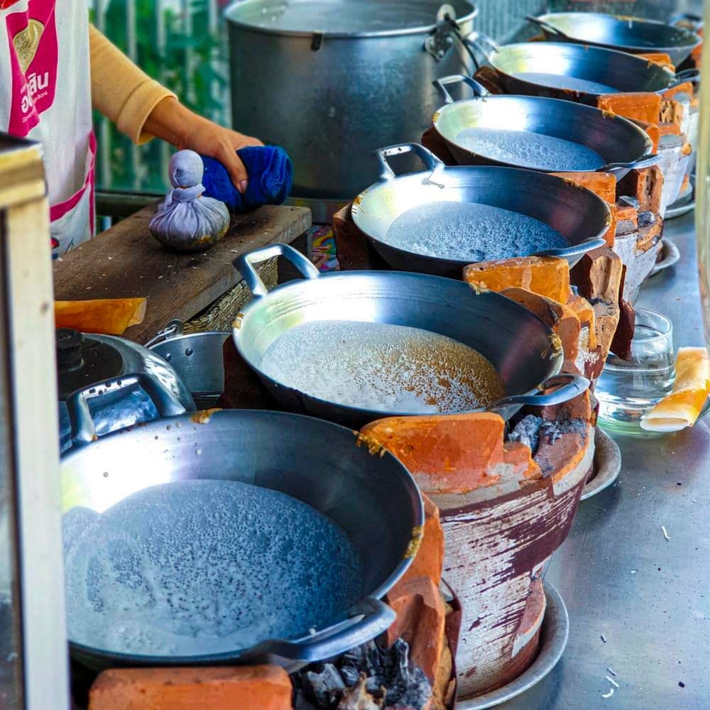 Hand-rolled warm Peranakan crêpes ready for takeaway